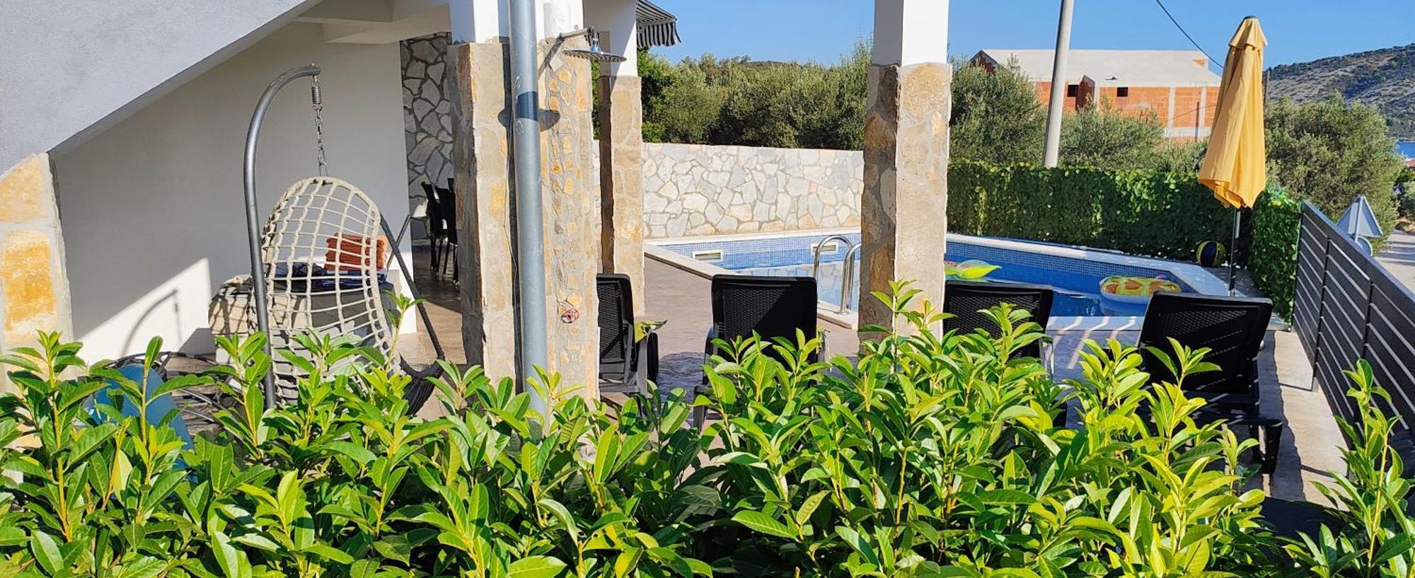 Villa Croatia Sea View With Heated Pool Винишче Экстерьер фото