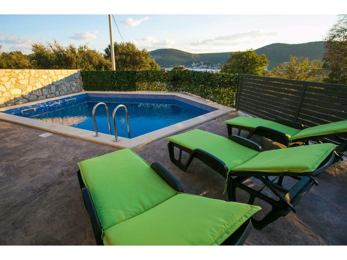 Villa Croatia Sea View With Heated Pool Винишче Экстерьер фото