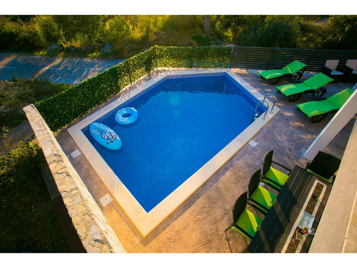 Villa Croatia Sea View With Heated Pool Винишче Экстерьер фото